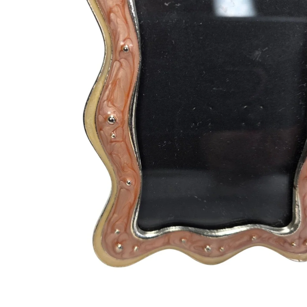 Petite Princess Crown Enamel Picture Photo Frame Girls Room Baby Decor READ